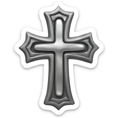 Silver Cross sticker