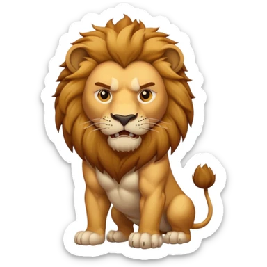 Lion marocain sticker