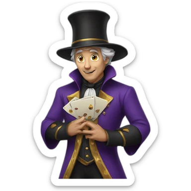 Merlin the magician old body sticker