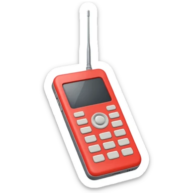 USSR mobile phone 1994 sticker