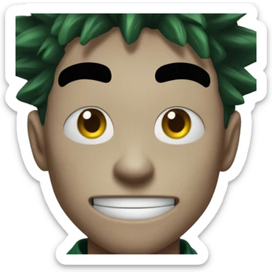 Vigilante Deku scary sticker