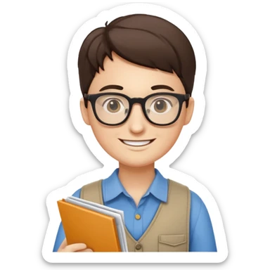 museum tourist sticker