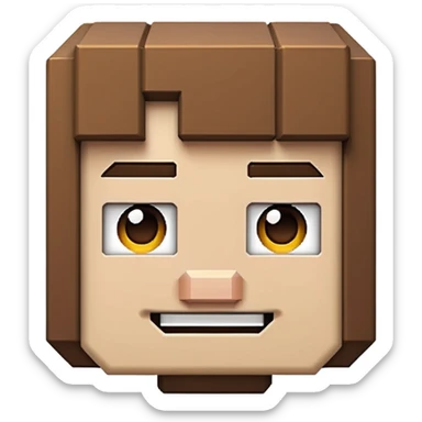 Minecraft character sticker