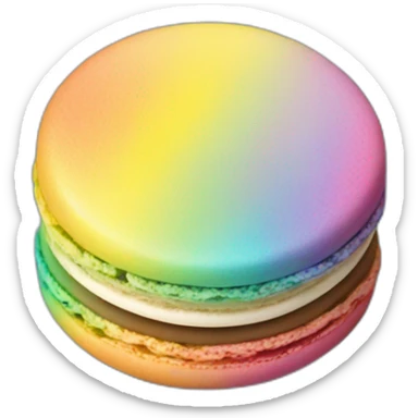 rainnbow Macaron sticker