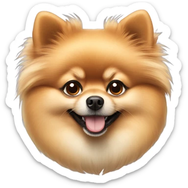 Pomeranian dog sticker
