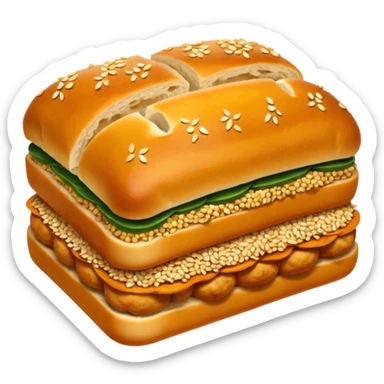Chicken bread Pakistani dish sticker