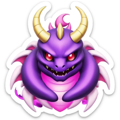 Pokemon legendary purple and pink Giratina sticker