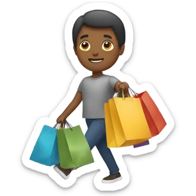 Shopping sticker