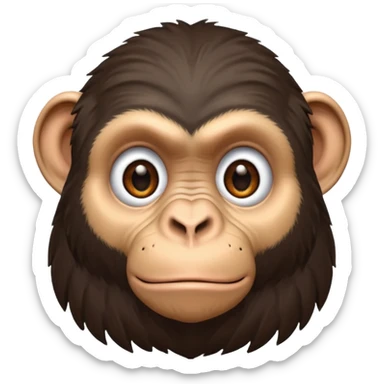 Chimpanzee sticker