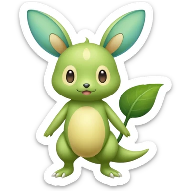 Petilil-Palpitoad-Minun-fusion (full body) sticker