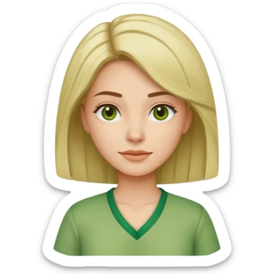 polera brasil verde corta mujer sticker