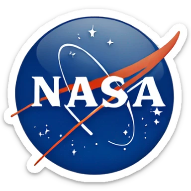 NASA logo sticker