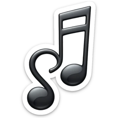 musical note sticker