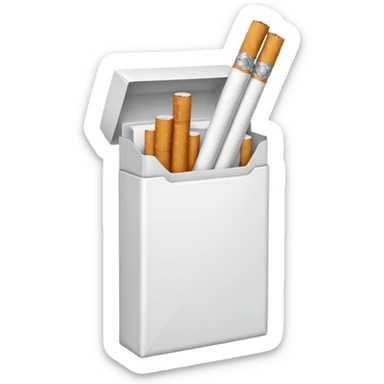 WITH A WHOLE PACK OF CIGARETTES
 sticker