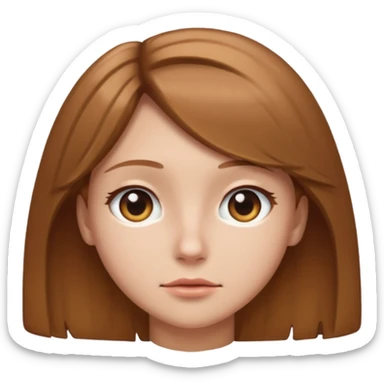 Person faced away looking behind them sticker