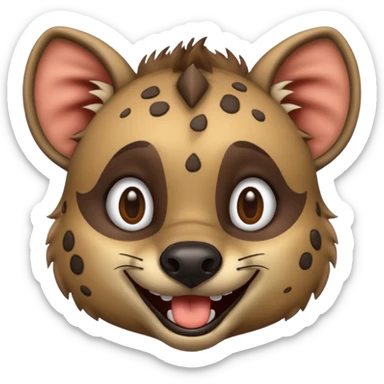hyena emoji sticker