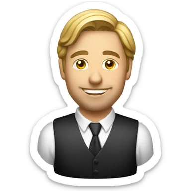 casino dealer sticker