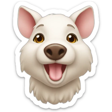 Meerschweinchen weinend sticker