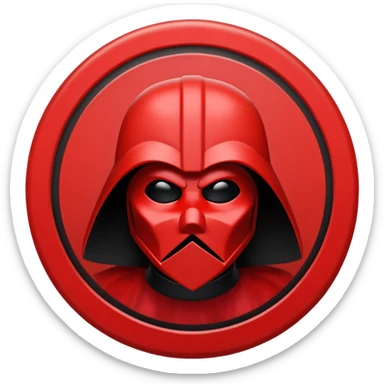 i want a red sith empire . roblox clan based imagine were the logo is a red cirlce with differet desings in it sticker