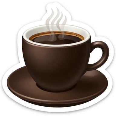Une Tasse de cafe expresso sticker