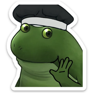 goofy animal with Italian theme sticker