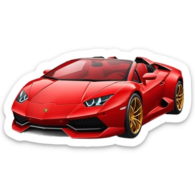 A Lamborghini sticker
