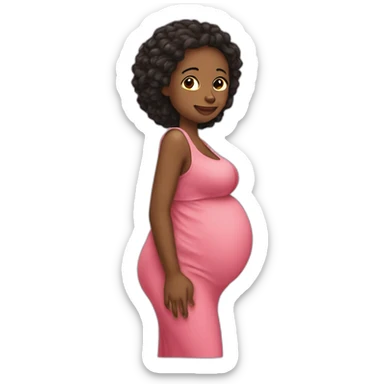 I love my pregnant wife sticker