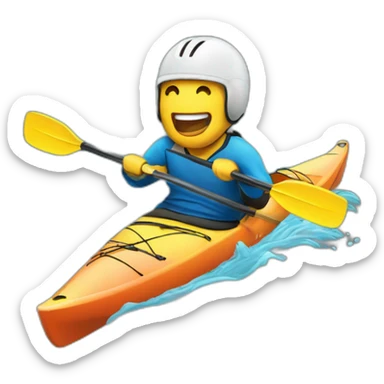 Kayak polo sticker