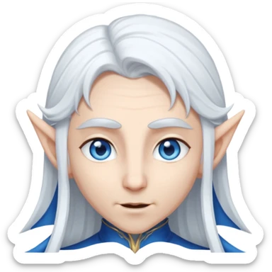 beyaz elf sticker