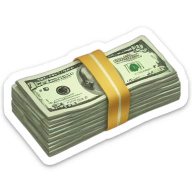 Money, cash dinero sticker