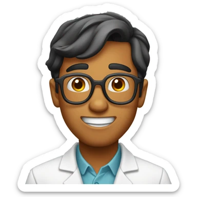 cientist style amines Disney sticker