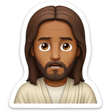 jesus saying fuck sticker