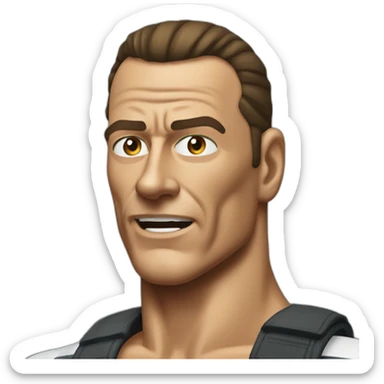 Jean Claude Van Damme sticker