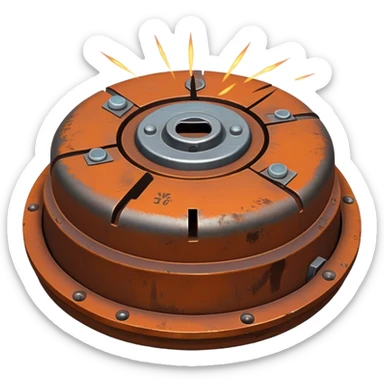 military mine sticker