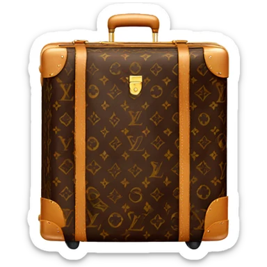 Louis Vuitton luggage sticker