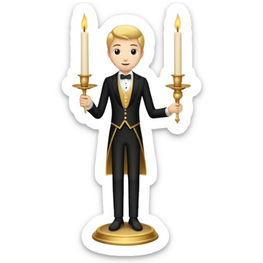 Character in Beauty and the Beast: Candlestick Butler Lumia sticker