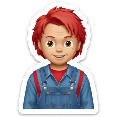 AnjaneyaUn emojin de chuky sticker