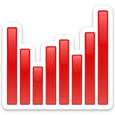 Chart Decreasing sticker