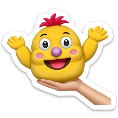 Hand Puppet sticker
