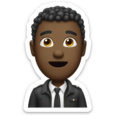 Somebody mewing￼ sticker