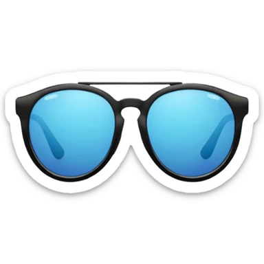 Sunglasses with the number 67 on them sticker