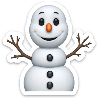 Olaf from the Frozen movie sticker