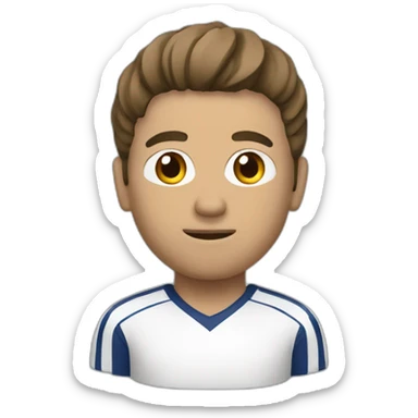 Jouer de foot qui tacle  sticker