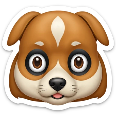 Un chien s'étonne  sticker