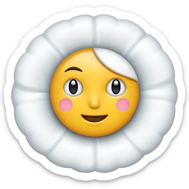 Quiero un emoji de la paz con una paloma blanca y un círculo sticker