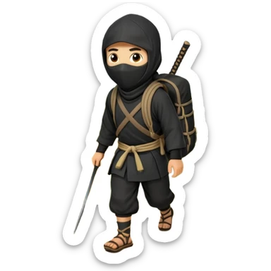 Ninja camino santiago sticker