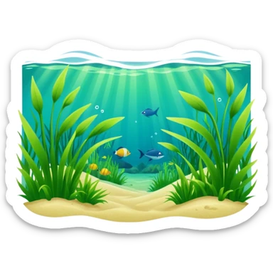 Seagrass Meadow sticker