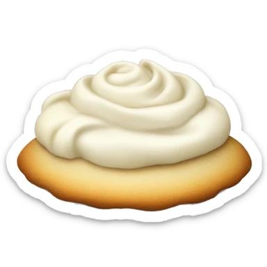 soft white vanilla muffin sticker