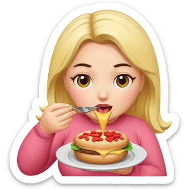 Eating a pawg sticker