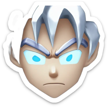 Goku ultra instinct sign sticker